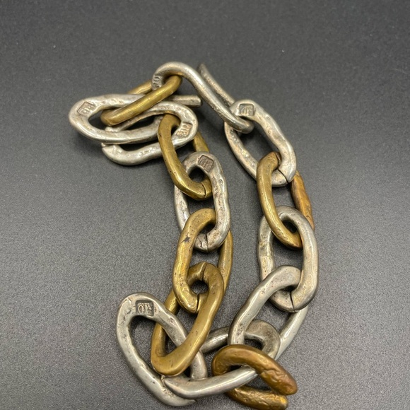 Mixed Metal Chain Bracelet - Picture 8 of 16